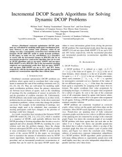 Incremental DCOP Search Algorithms for Solving Dynamic DCOP