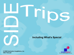 Side Trips Specialty Inventory