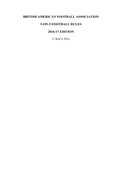 5‑on‑5 2016 - British American Football Referees Association