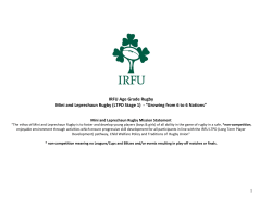 IRFU Mini Rugby Regulations 2012-2015
