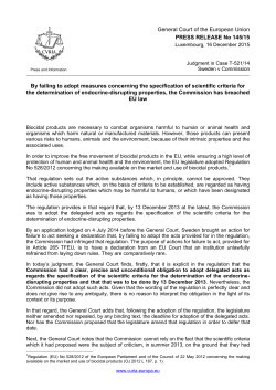 Sweden v Commission - curia