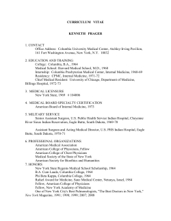 curriculum vitae - Columbia University Medical Center