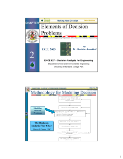 Elements of Decision Problems