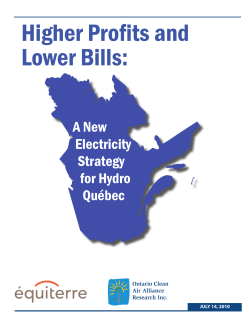 Higher Profits and Lower Bills