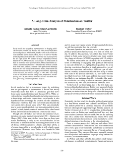 A Long-Term Analysis of Polarization on Twitter