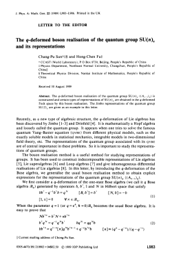 The q-deformed boson realisation of the quantum group SU(n), and