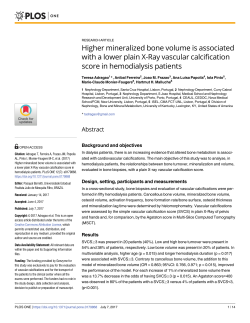 Higher mineralized bone volume is associated with a lower