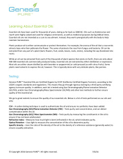 Learning About Essential Oils