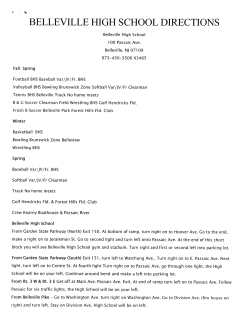 belleville high school directions