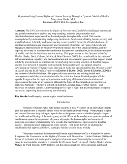 United Nations Convention on the Rights of Persons with Disabilities