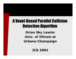 A Voxel-Based Parallel Collision Detection Algorithm