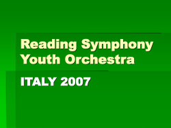 Flight Changes - Reading Symphony Youth Orchestra