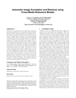 Automatic Image Annotation and Retrieval using Cross
