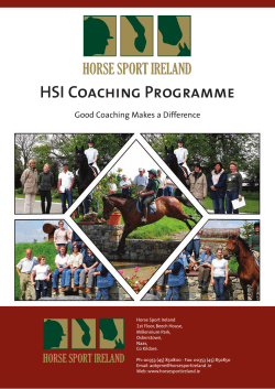 HSI Coaching Programme