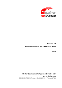 Ethernet POWERLINK Controlled Node