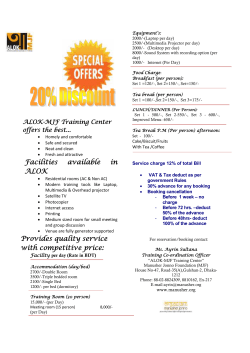 Facilities available in ALOK Provides quality service with competitive