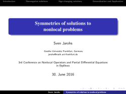 Symmetries of solutions to nonlocal problems