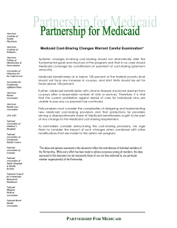 Medicaid Cost-Sharing Changes Warrant Careful Examination