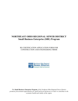 I - Northeast Ohio Regional Sewer District