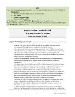 Computer Information Systems