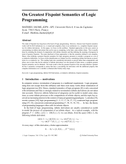 On Greatest Fixpoint Semantics of Logic Programming