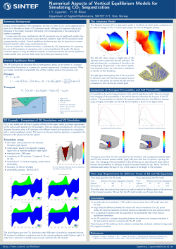 Numerical Aspects of Vertical Equilibrium Models for