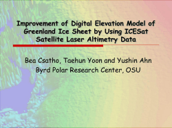 Improvement of Greenland DEM by Using ICESat Satellite Laser