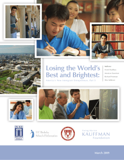 Losing the World`s Best and Brightest