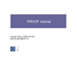 PROOF tutorial