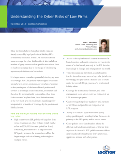Understanding the Cyber Risks of Law Firms