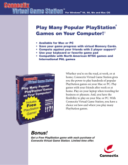 Play Many Popular PlayStation Games on Your Computer!&dagger; Bonus!