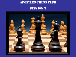 Castling King side - Apostles Lutheran School