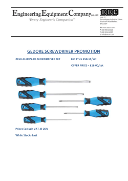 gedore promotions