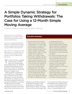 A Simple Dynamic Strategy for Portfolios Taking Withdrawals: The