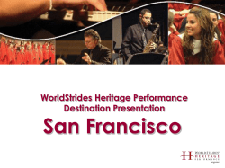 San Francisco - WorldStrides