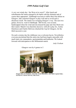 The 3rd annual golf match for the Fergus Hewat Cup between the