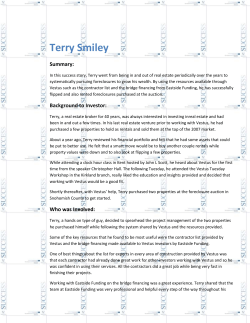 Terry Smiley Summary: In this success story, Terry went from being