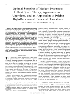 Optimal stopping of markov processes: hilbert space theory