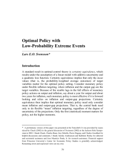 Optimal Policy with Low-Probability Extreme