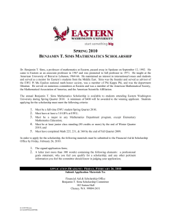 DR - Eastern Washington University