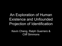 An Exploration of Existence and Projection of Meaning