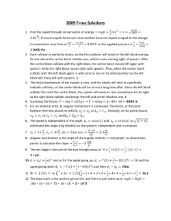 2009 F=ma Solutions - Art of Problem Solving