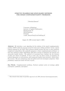 STRICTLY FEASIBLE EQUATION-BASED METHODS FOR MIXED