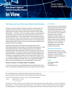 Value and Cost of Borrower Default Indemnification