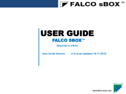 sBox User Guide