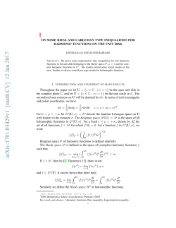 On some Riesz and Carleman type inequalities for harmonic