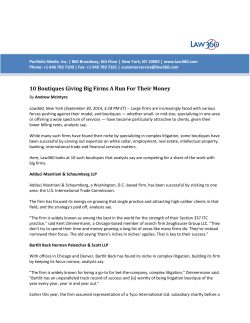 10 Boutiques Giving Big Firms A Run For Their Money