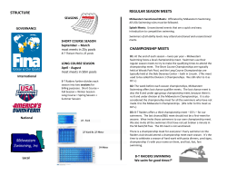 structure championship meets regular season meets