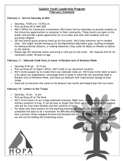 Gallatin Youth Leadership Program