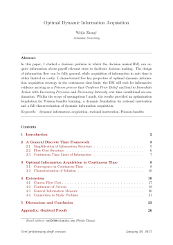 Optimal Dynamic Information Acquisition